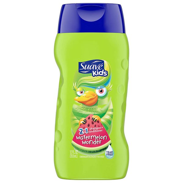 Suave Kids 2In1 Shmp+ Cond Watermelon Wonder 12Oz/355Ml