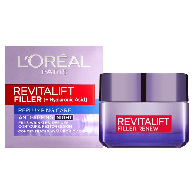 Loreal Paris Revitalift Filler Replumping Care Anti-Ageing Night 50Ml 3 Loreal Paris Revitalift Filler Replumping Care Anti-Ageing Night 50Ml