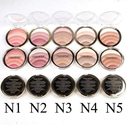 MISS ROSE 5 in 1 Eye shadow and Highlighter Visit Cosmetics