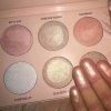 MISS ROSE Ultimate 6 Color Glow Kit 1 6 colors Metallic Eyeshadow Palette Glitter Shimmer EyeShadow Powder Highliter Brighten Nude Illuminator Palette makeup Set MISS ROSE Ultimate 6 Color Glow Kit