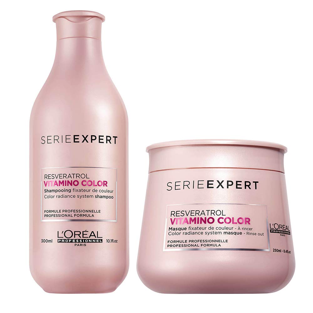 Serie Expert Resveratrol Vitamino Color Shampoo (300ML) + Hair Mask 3 Serie Expert Resveratrol Vitamino Color Shampoo (300ML) + Hair Mask