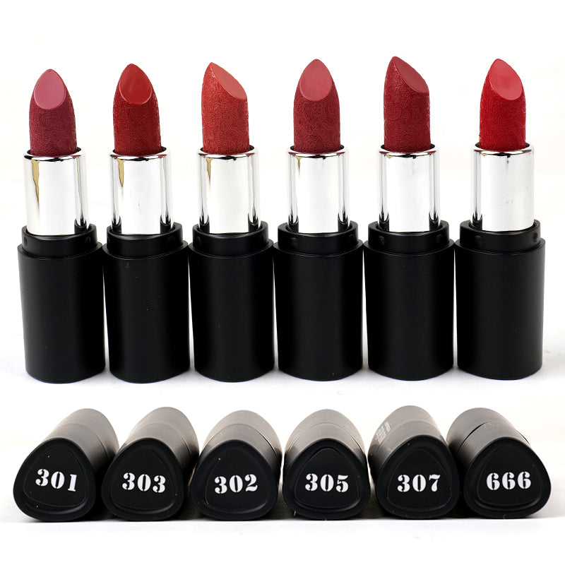 Miss Rose Black Tube Transparent Cover Lipstick 4 Miss Rose Black Tube Transparent Cover Lipstick - Image 2