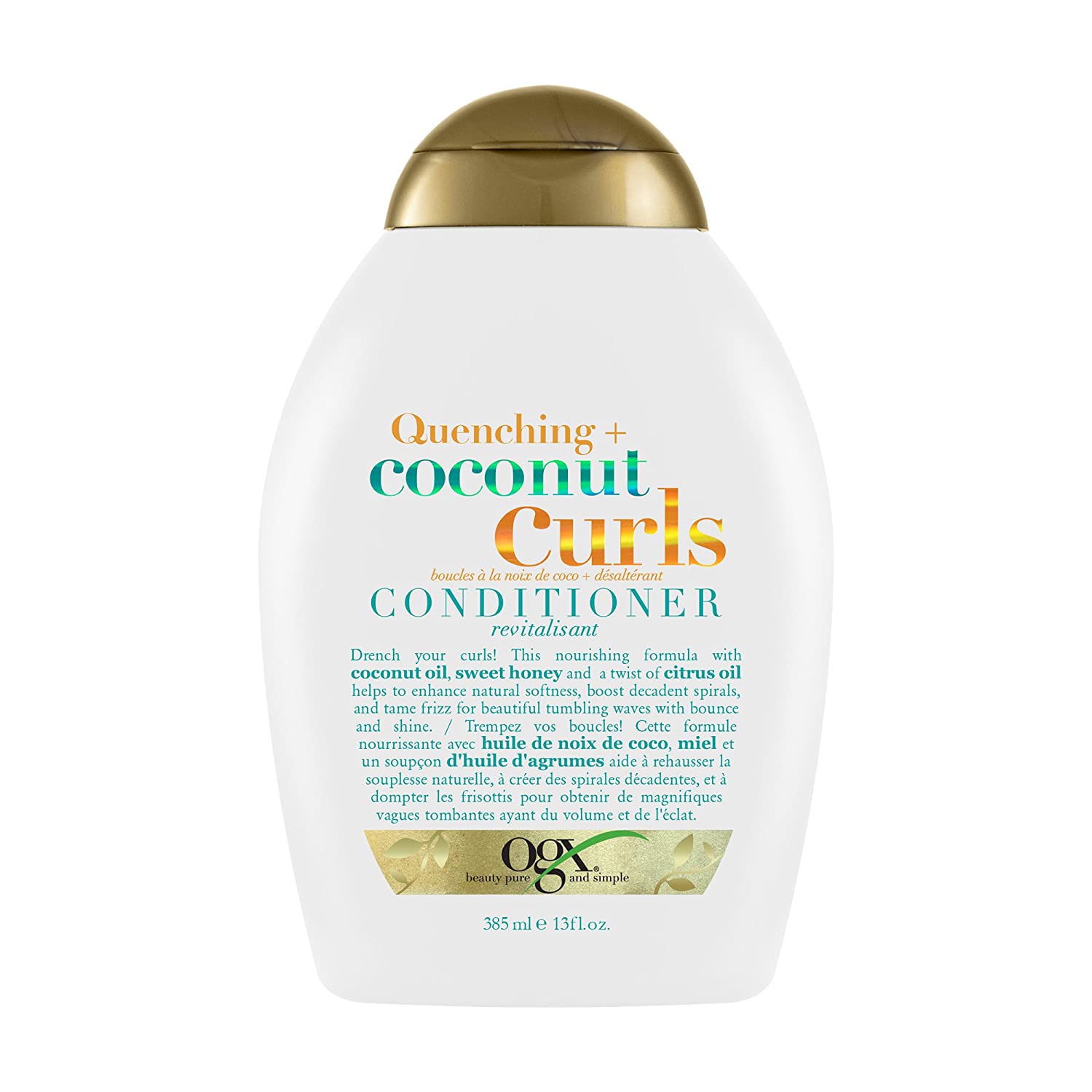 OGX CONDITIONER QUENCHING COCONUT CURLS 13OZ/385ML 3 OGX CONDITIONER QUENCHING COCONUT CURLS 13OZ/385ML