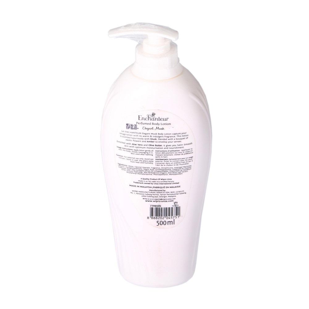 ENCHANTEUR ELEGANT MUSK PERFUMED BODY LOTION 500ML 4 ENCHANTEUR ELEGANT MUSK PERFUMED BODY LOTION 500ML - Image 2