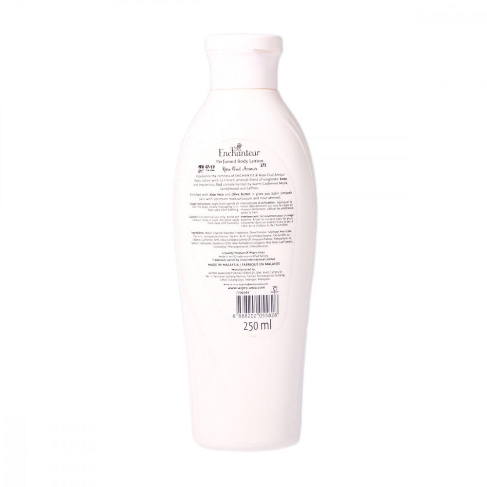 ENCHANTEUR ROSE OUD AMOUR SATIN SMOOTH PERFUMED BODY LOTION 250ML 4 ENCHANTEUR ROSE OUD AMOUR SATIN SMOOTH PERFUMED BODY LOTION 250ML - Image 2