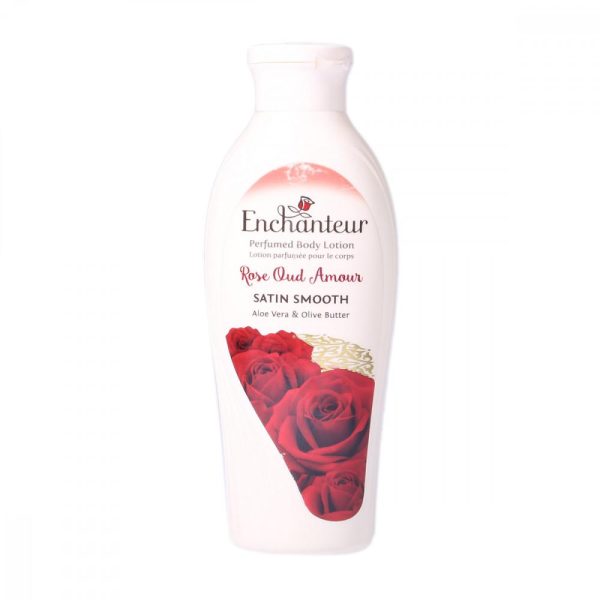 ENCHANTEUR ROSE OUD AMOUR SATIN SMOOTH PERFUMED BODY LOTION 250ML