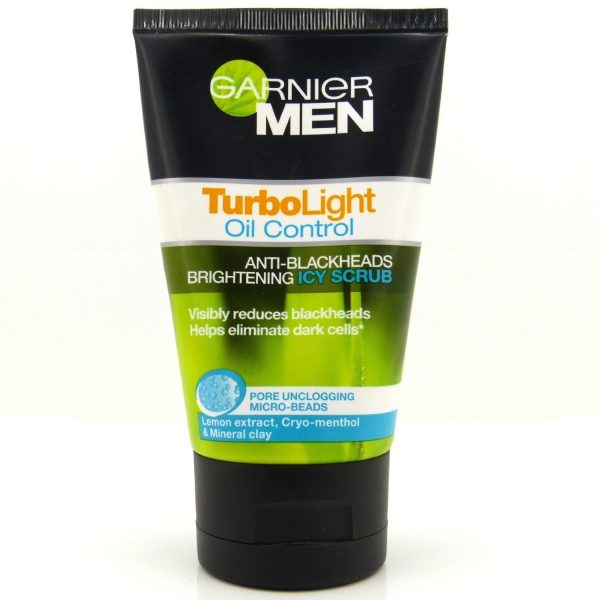 Garnier Men Turbolight Anti-Blackheads Brighteninig Icy Scrub 100Ml