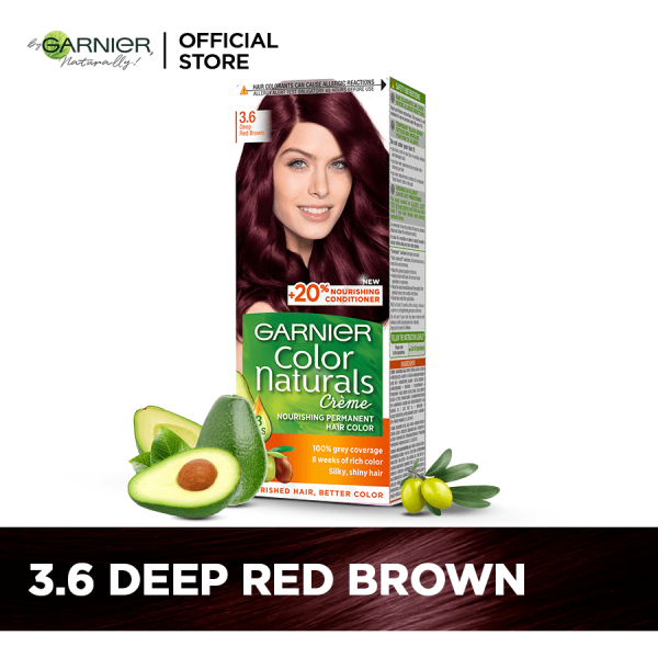 Garnier Color Naturals- 3.6 Deep Red Brown Hair Color