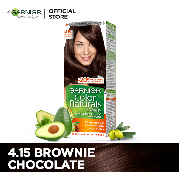 Garnier Color Naturals- 4.15 Brownie Chocolate Hair Color