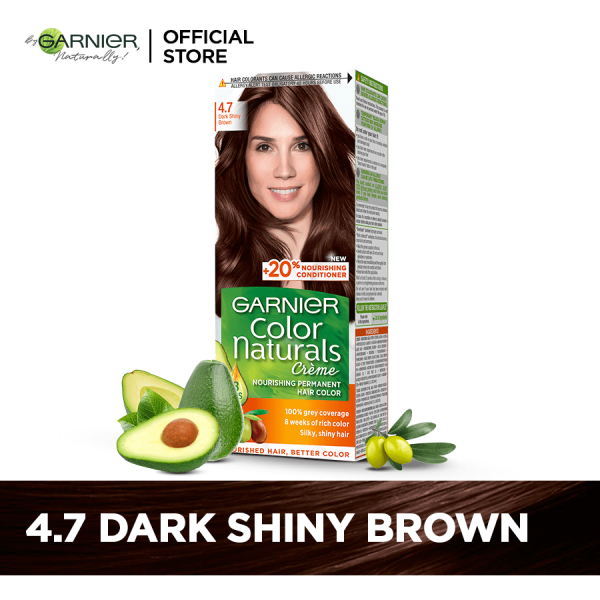 Garnier Color Naturals- 4.7 Dark Shiny Brown Hair Color
