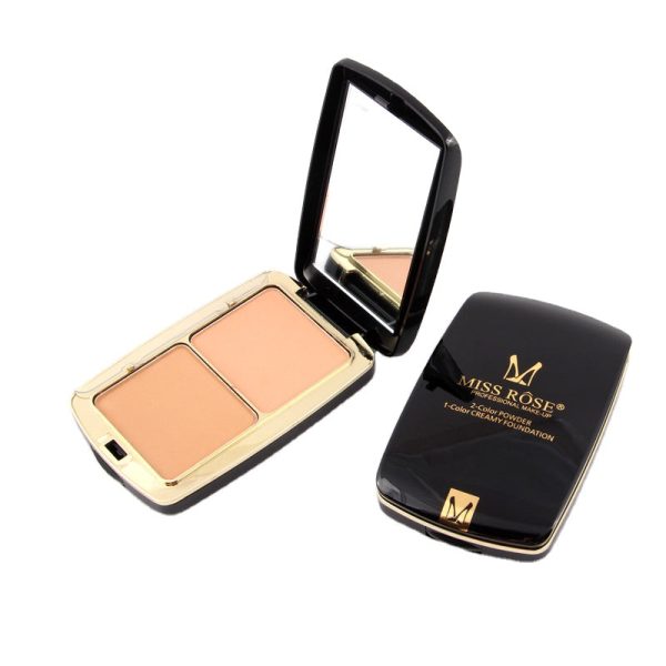 Miss Rose Cosmetics 41 Miss Rose 3-Color Powder Fashion with Mirror