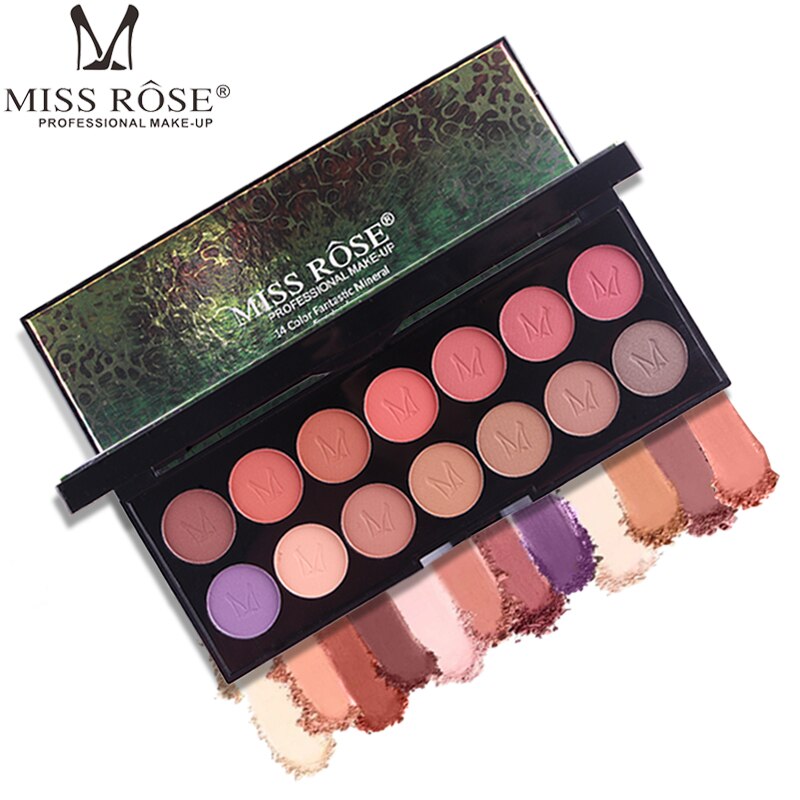 Miss Rose Matte Eye Shadow 14 Color 3 Miss Rose Matte Eye Shadow 14 Color