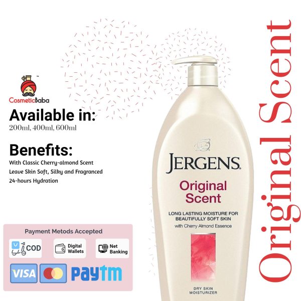 Bath and Body 36 Jergens Original Scent Dry Skin Moisturizer 200ml