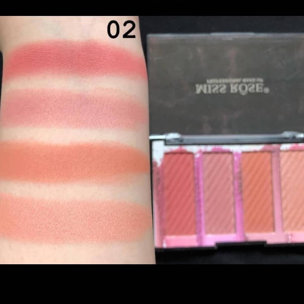 Original Miss Rose Bronzers 4 Color Highlighters Palette 5 Original Miss Rose Bronzers 4 Color Highlighters Palette - Image 3