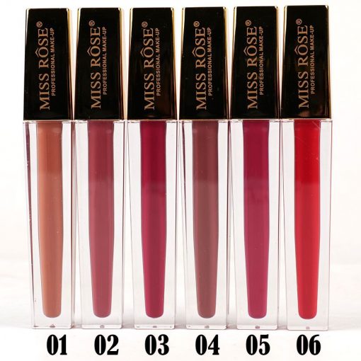 Miss Rose New Matt Liquid Lip Gloss (Gold) 4 Miss Rose New Matt Liquid Lip Gloss (Gold) - Image 2