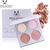 MISS ROSE Glow Kit 2 Miss Rose Professional Makeup Face Contour Set 4 Color Powder Highlighter Palette Highlight Golden Bronzer Make MISS ROSE Glow Kit