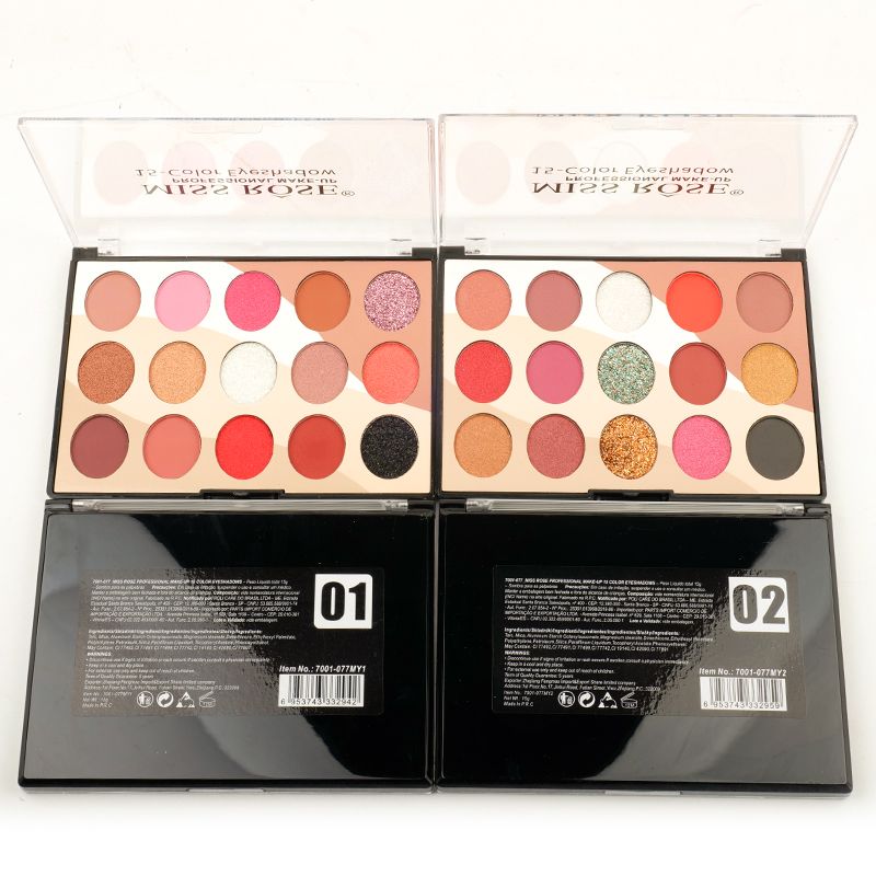 Miss Rose 15 Colours Eyeshadows Kit 4 Miss Rose 15 Colours Eyeshadows Kit - Image 2