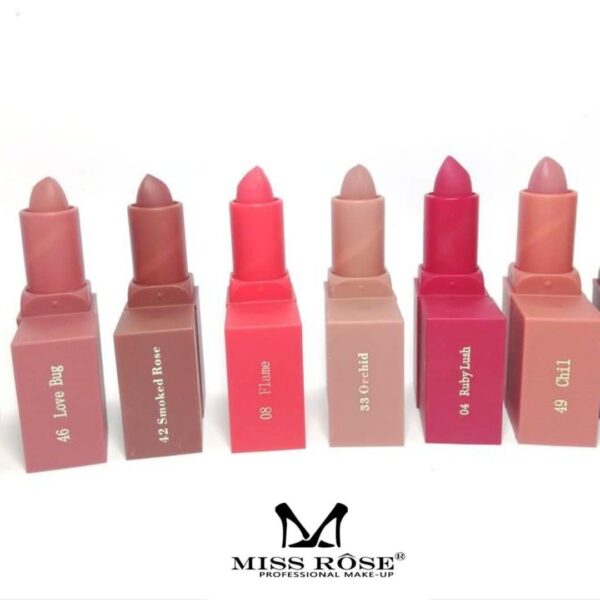 MISS ROSE Set of 8 Long Lasting Lipsticks