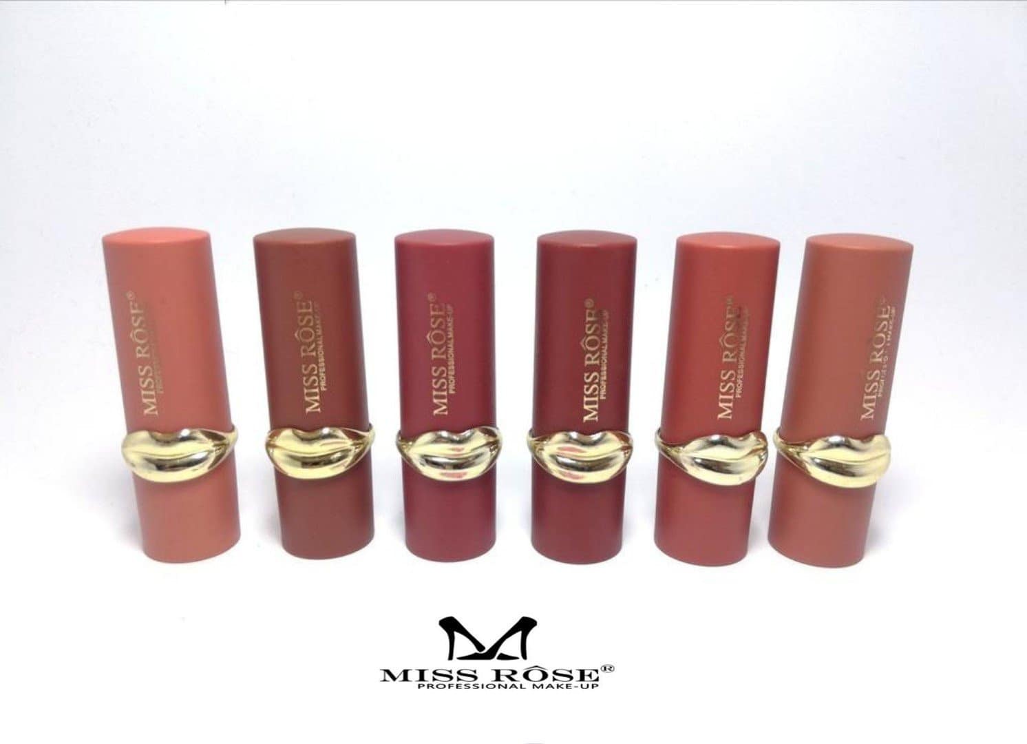 MISS ROSE Set of 6 Bold Matte Lipsticks 4 MISS ROSE Set of 6 Bold Matte Lipsticks - Image 2