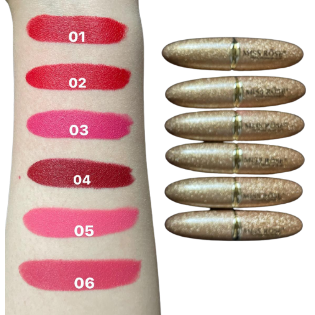Miss Rose Gold Plated Matte Lipstick 4 Miss Rose Gold Plated Matte Lipstick - Image 2