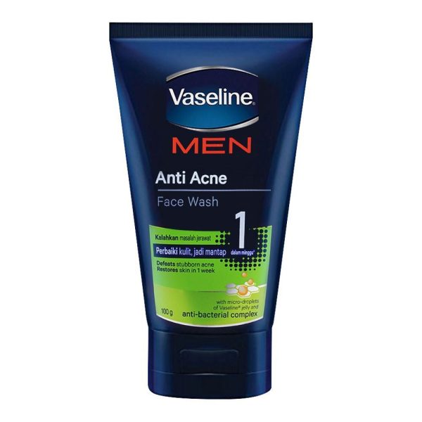 Vaseline Men Face Wash Anti Acne 100G