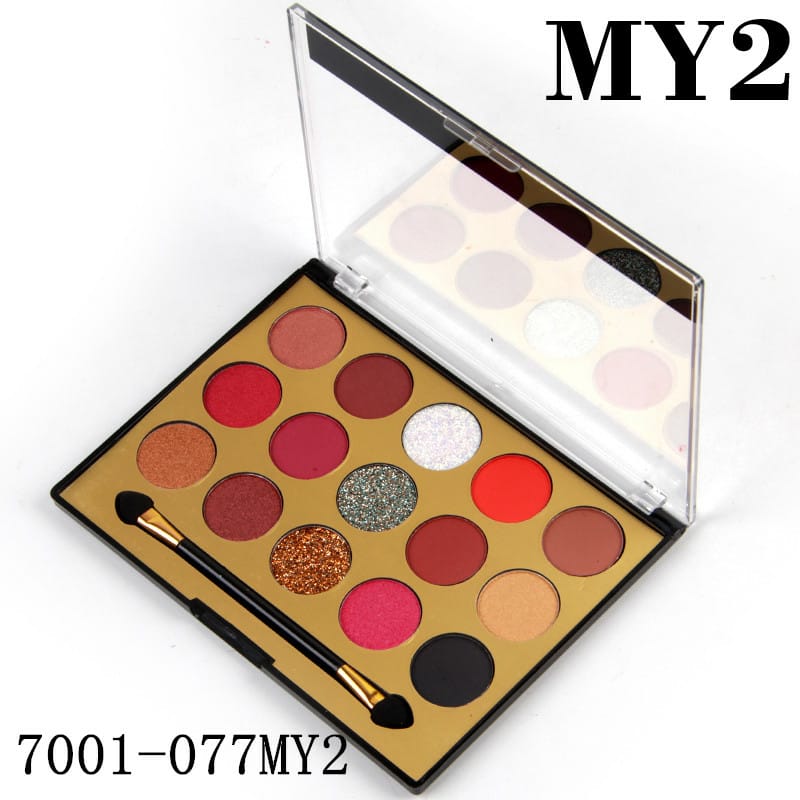 Miss Rose 15 Colours Eyeshadows Kit 4 Miss Rose 15 Colours Eyeshadows Kit - Image 2