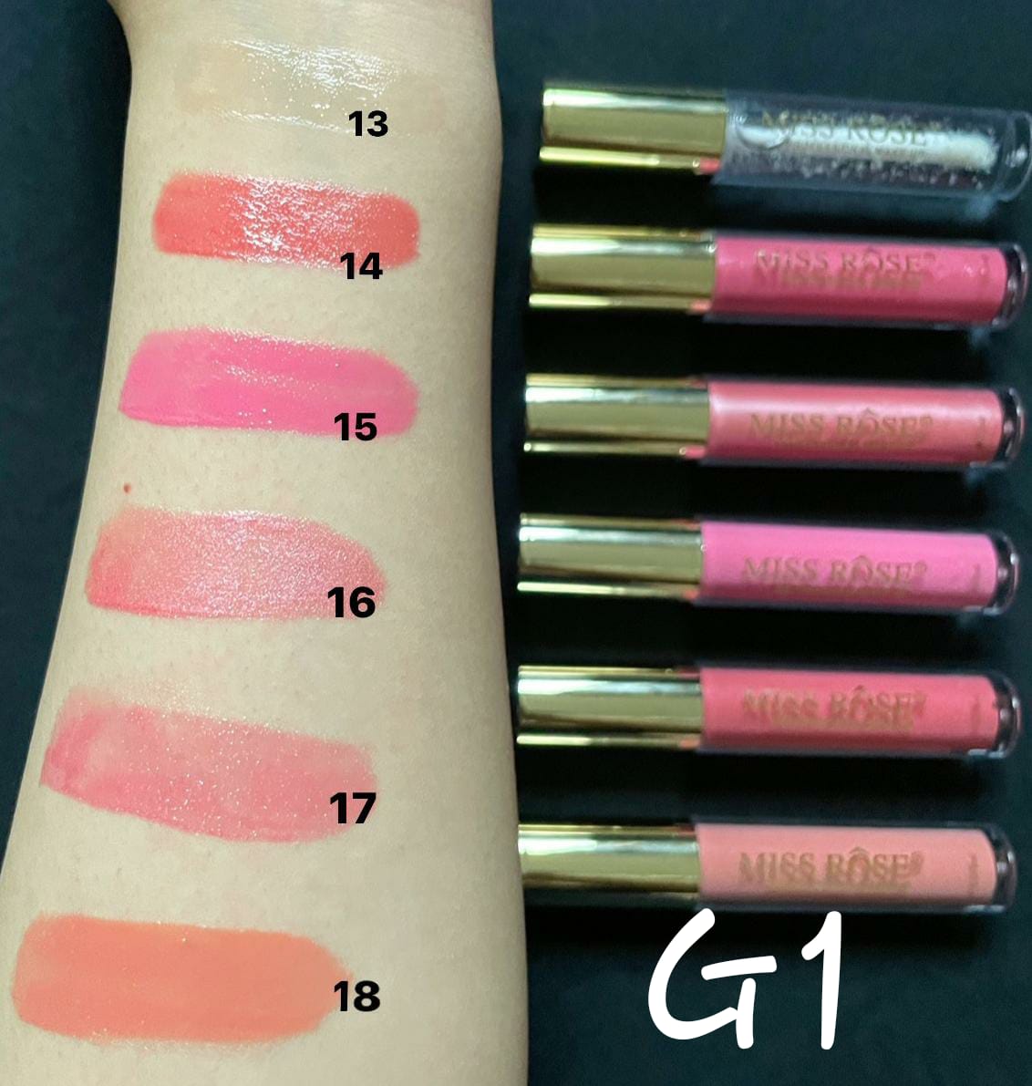 MISS ROSE SHINE LIP GLOSS (NEW) 5 MISS ROSE SHINE LIP GLOSS (NEW) - Image 3