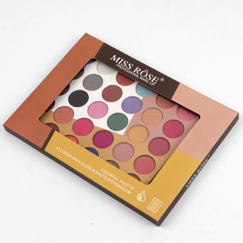 Miss Rose 35 Colour High Gloss & Matte Eyeshadow Palette 4 Miss Rose 35 Colour High Gloss & Matte Eyeshadow Palette - Image 2