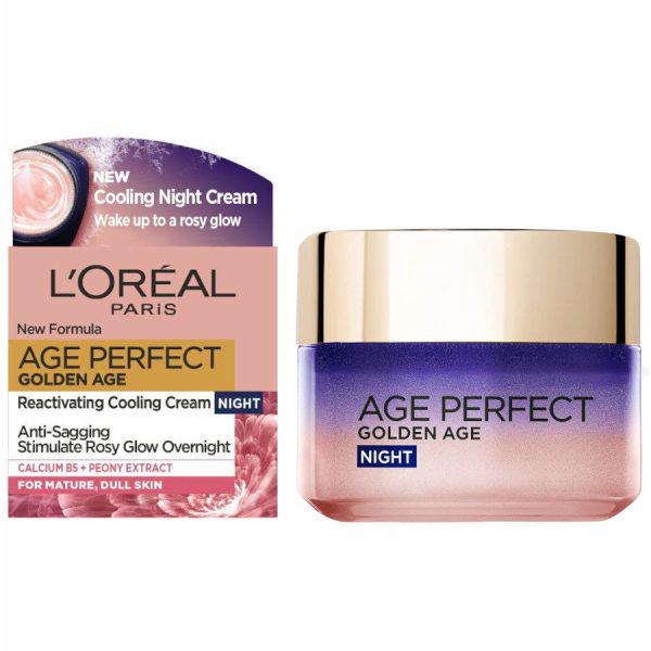 Loreal Paris Age Perfect Golden Age Reactivating Cooling Night Cream 50Ml