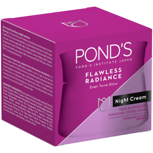 PONDS FLAWLESS RADIANCE NIGHT CREAM 50G