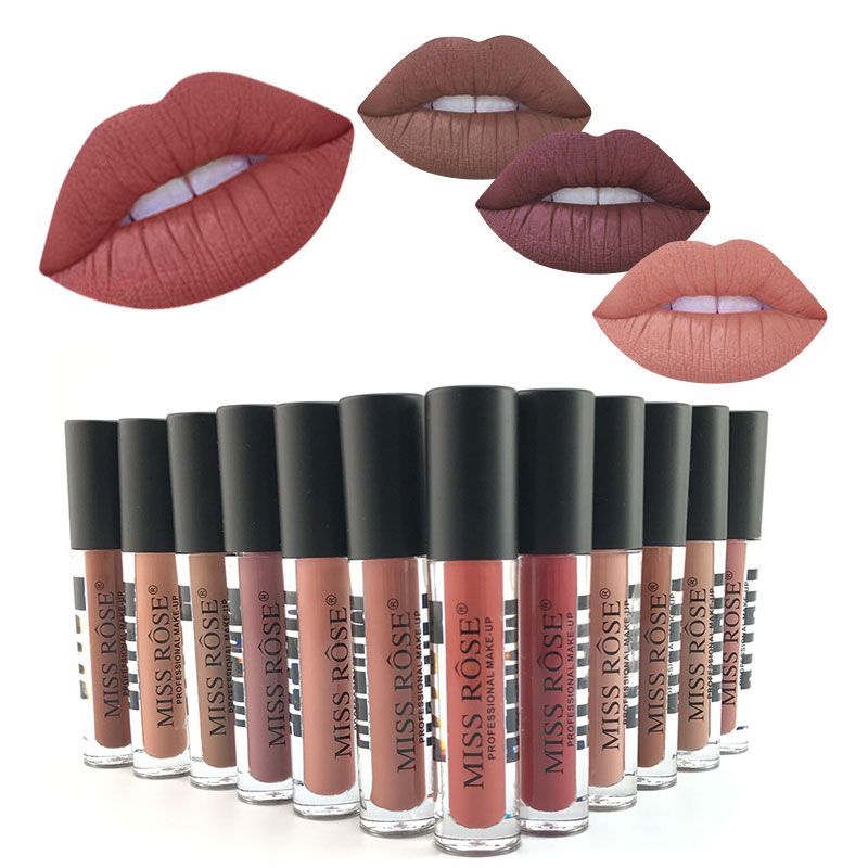 MISS ROSE Matte Lip Gloss (black) 3 MISS ROSE Matte Lip Gloss (black)