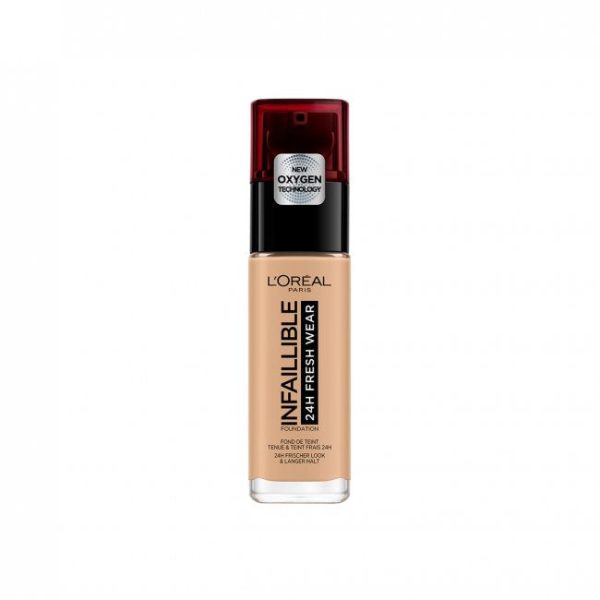 Loreal Paris Infallible 24H Fresh Wear Foundation 140 Golden Beige (Pump) 30Ml
