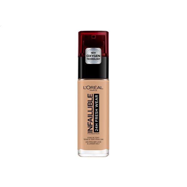 Loreal Paris Infallible 24H Fresh Wear Foundation 150 Radiant Beige (Pump) 30Ml