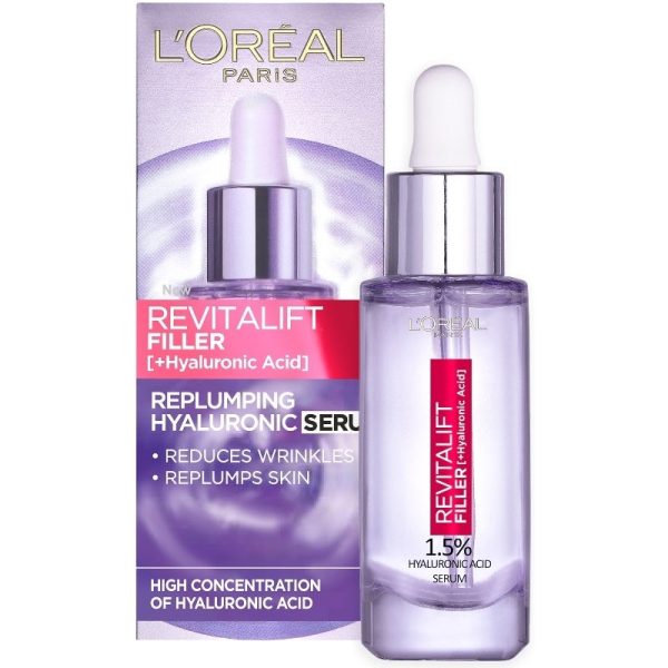 Loreal Paris Revitalift Filler Hyaluronic Acid Anti-Wrinkle Serum 30Ml