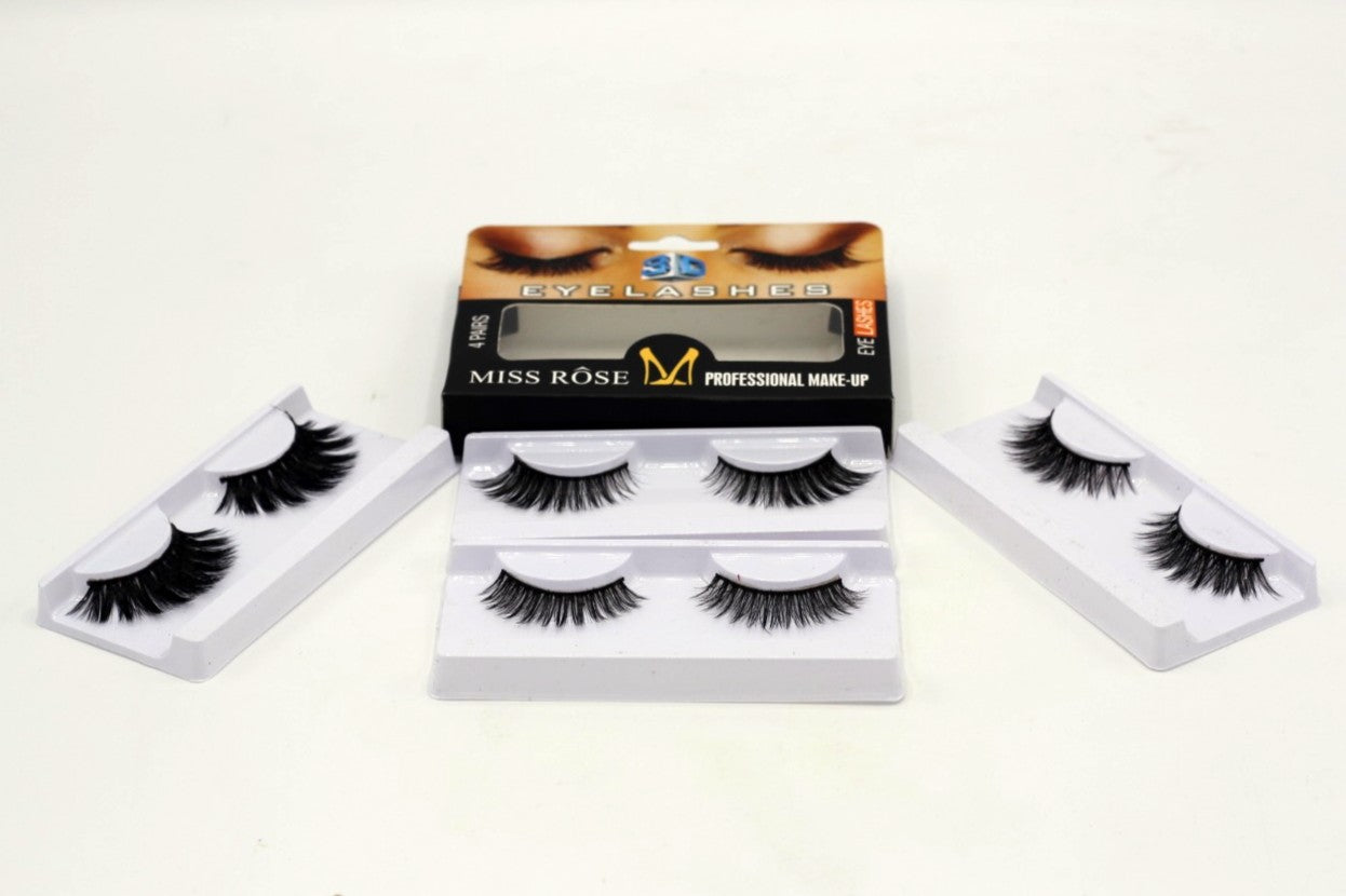 Miss Rose 3D Eyelashes (4 in 1) 3 Miss Rose 3D Eyelashes (4 in 1)