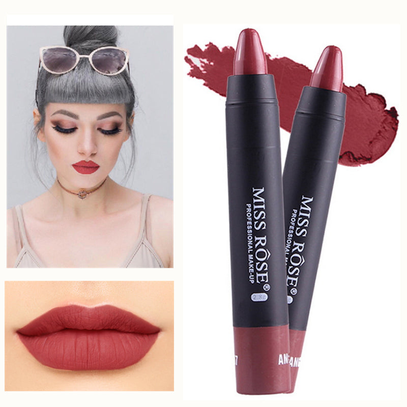 MISS ROSE Matte Lip Batom Crayon 4 MISS ROSE Matte Lip Batom Crayon - Image 2