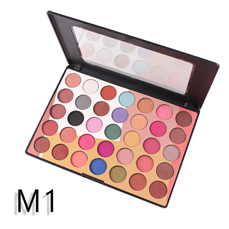 MISS ROSE 35 Color Matte Shimmer Fashion Eyeshadow Palette - M1 3 MISS ROSE 35 Color Matte Shimmer Fashion Eyeshadow Palette - M1