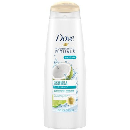 Dove NOURISHING SHAMPOO USA COCONUT & HYDRATION 12OZ/355ML
