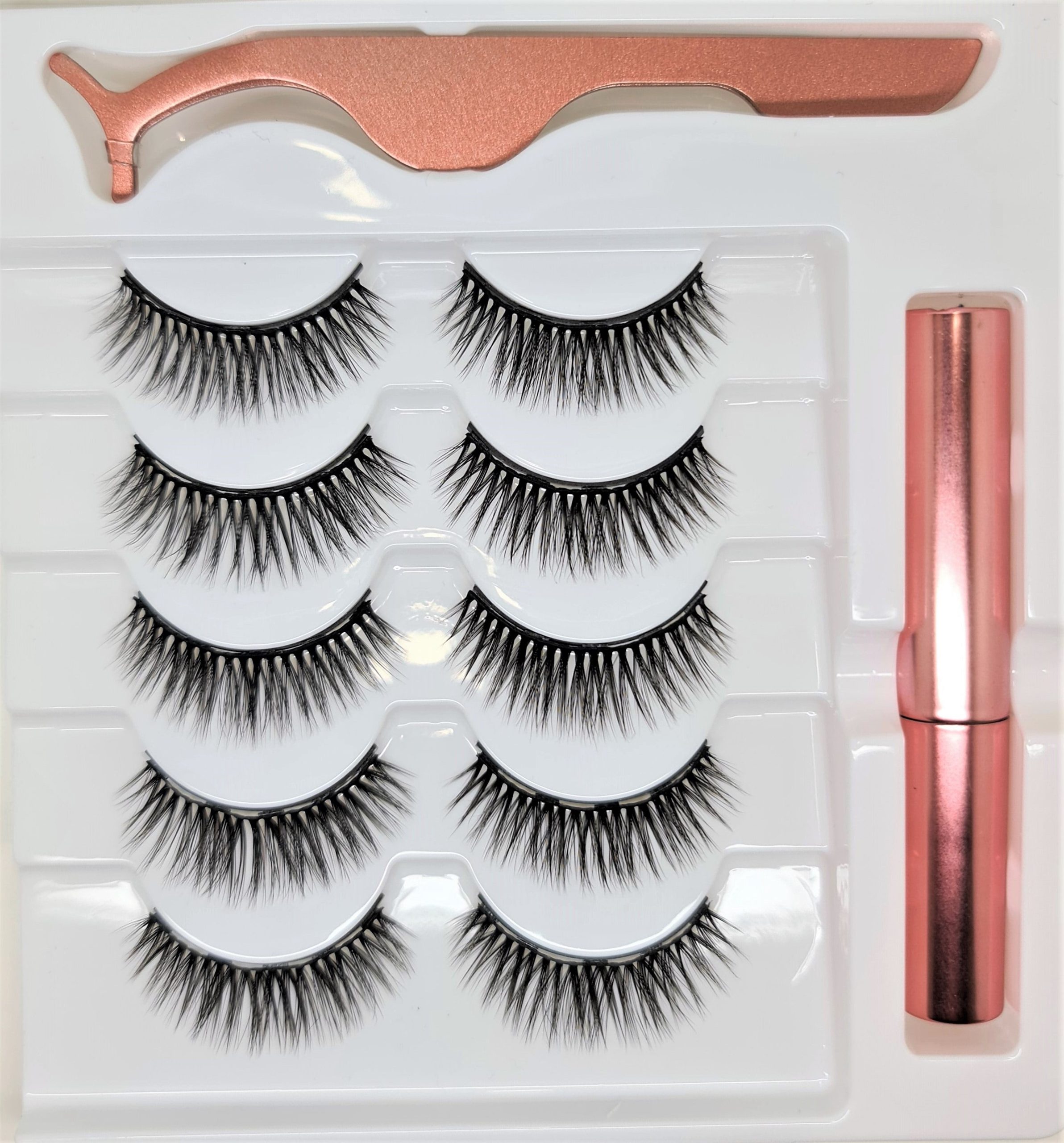 5 in 1 Magnetic Eyelashes Set With Tweezers , With Free Lip Tint 7 5 in 1 Magnetic Eyelashes Set With Tweezers , With Free Lip Tint - Image 5