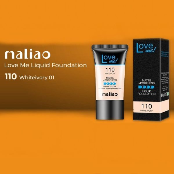 Makeup 17 Maliao LOVE ME Matte+Poreless Liquid Foundation 18ml