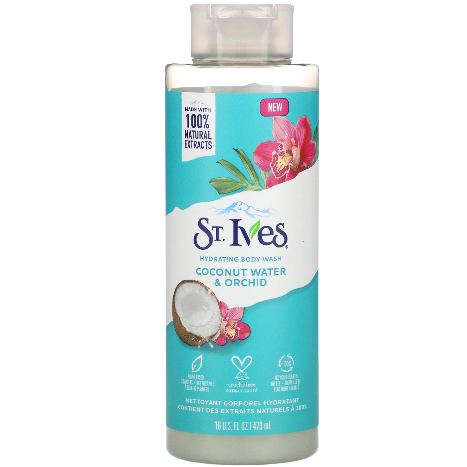 STIVES BODY WASH COCONUT WATER & ORCHID 16OZ/473ML 3 STIVES BODY WASH COCONUT WATER & ORCHID 16OZ/473ML