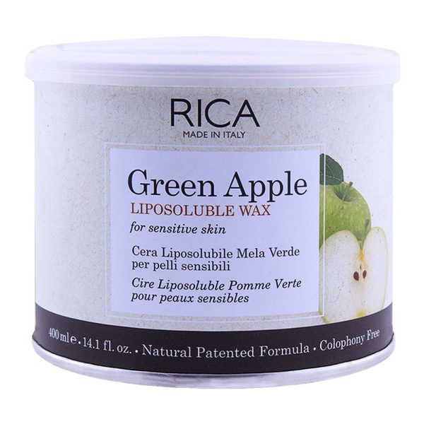 Rica Wax Liposoluble Green Apple Senstive Skin 14.1Oz/400Ml