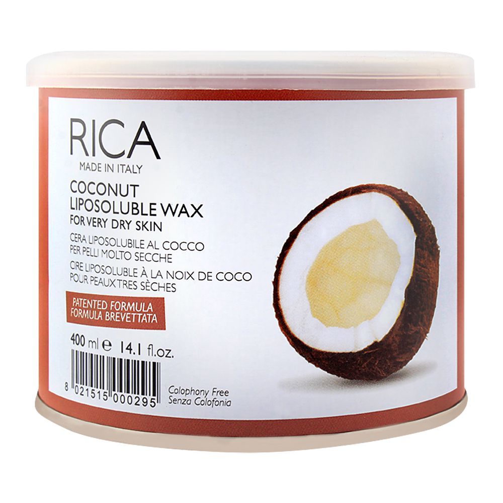 Rica Wax Liposoluble Coconut Very Dry Skin 14.1Oz/400Ml 3 Rica Wax Liposoluble Coconut Very Dry Skin 14.1Oz/400Ml