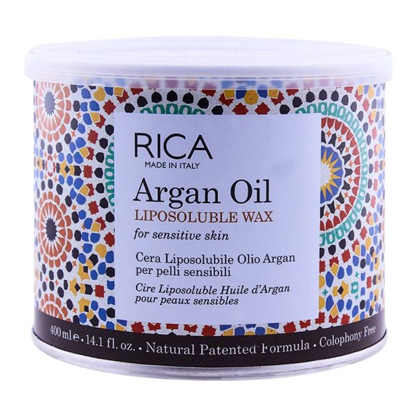 Rica – Wax Liposoluble Argan Oil Sensitive Skin 14.1Oz 400 ML