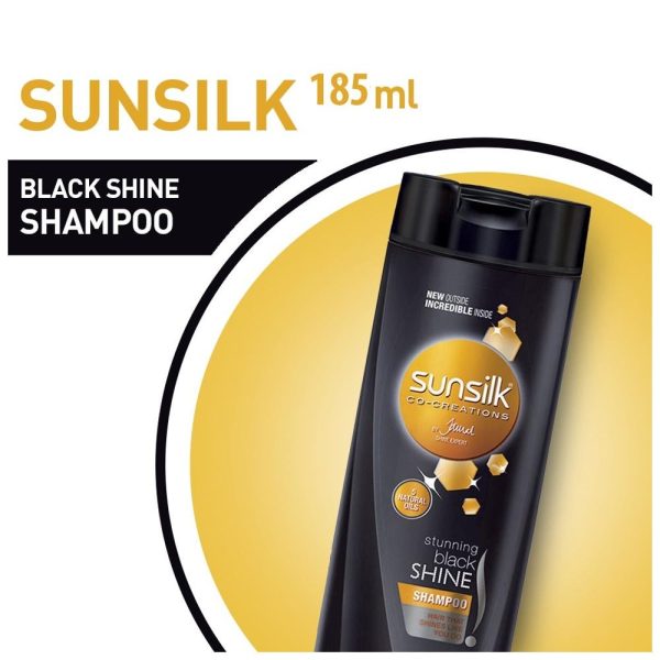 Sunsilk- Shampoo Blackshine, 185Ml