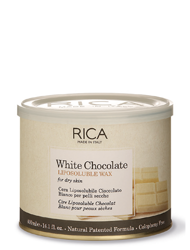 Rica Wax Liposoluble White Chocolate Dry Skin 14.1Oz/400Ml