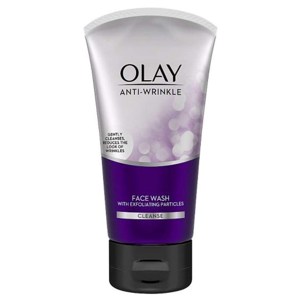 OLAY FACE WASH ANTI-WRINKLE CLEANSE WITH EXFLOATING PARTICLES 150ML 3 OLAY FACE WASH ANTI-WRINKLE CLEANSE WITH EXFLOATING PARTICLES 150ML