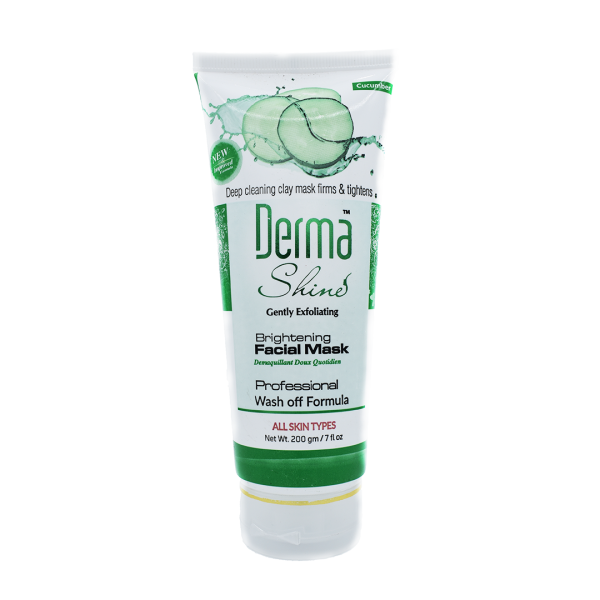 Derma Shine Hydrating & Brightening Cucumber Facial Mask