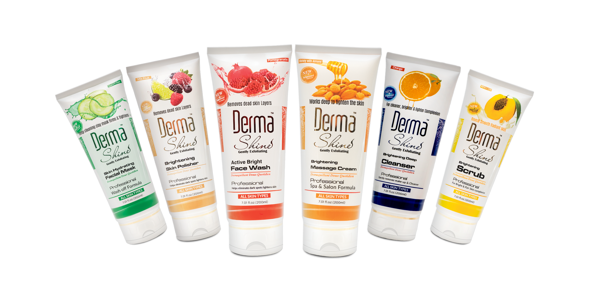 Derma Shine Fruit Facial Kit 2 Fruit Derma Shine Fruit Facial Kit