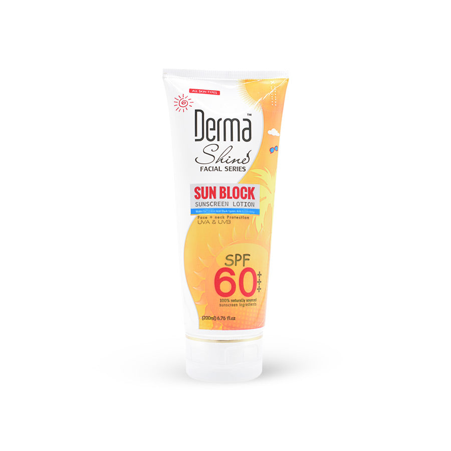 Derma Shine Sunblock (SPF 60) 2 SPF 60 Derma Shine Sunblock (SPF 60)
